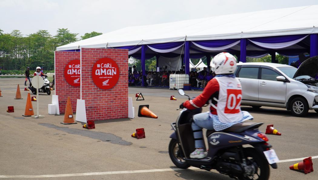 Diikuti Ratusan Bikers, Begini Cara AHM Berikan Edukasi Keselamatan Berkendara  