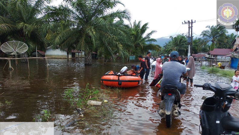 Aceh Selatan Diterjang Banjir, 251 Warga Mengungsi