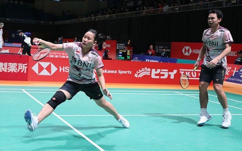 Hasil Thailand Open 2024: Menang Mudah! Rinov/Pitha ke 16 Besar