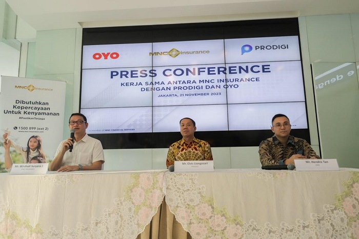 MNC Insurance Kolaborasi Bareng Prodigi dan OYO Hadirkan Asuransi untuk Property Owner