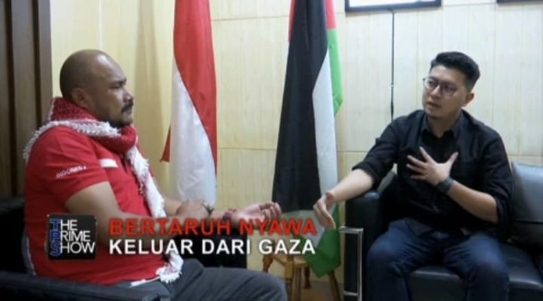 Kisah Mencekam Bang Onim Bertaruh Nyawa Keluar dari Gaza, Simak di The Prime Show iNews!
