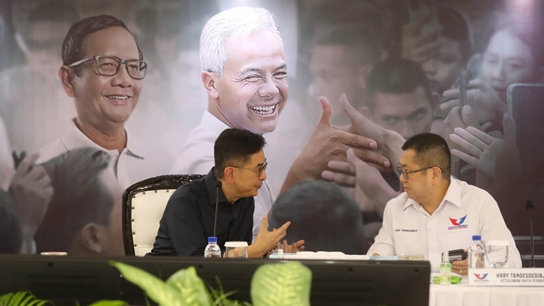 HT Hadiri Rapat TPN Ganjar-Mahfud Bareng Mardiono dan OSO, Ini yang Dibahas