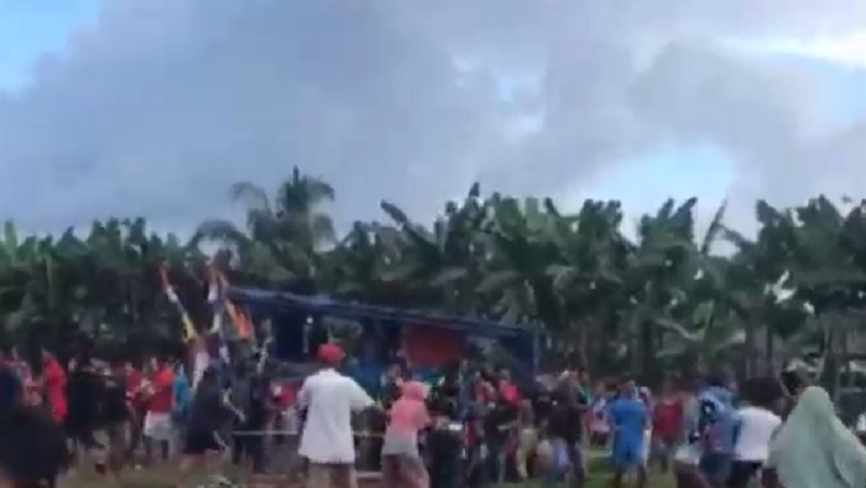 Final Laga Sepak Bola Antarkampung Berakhir Ricuh di Halmahera Barat, Pelatih Babak Belur