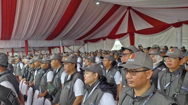 Bawaslu Gelar Apel Siaga Pengawasan Kampanye Pemilu 2024 di Monas