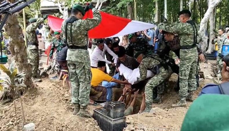 Prajurit Yonif Mekanis Raider 411/Pandawa Korban Serangan KKB Papua Dimakamkan di Boyolali