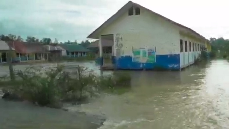 Jelang Ujian, 26 Sekolah di Aceh Singkil Terendam Banjir
