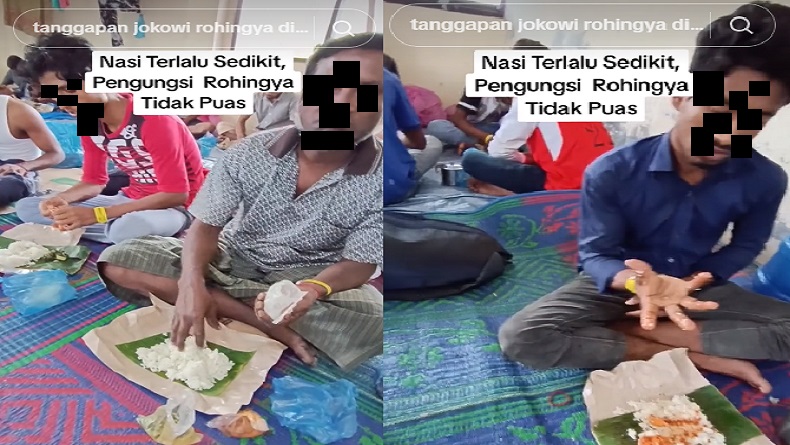 Viral Warga Etnis Rohingya Keluhkan Porsi Nasi di Pengungsian Terlalu Sedikit