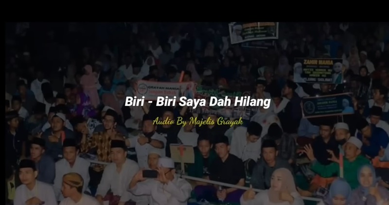 Lirik Lagu Biri Biri Saya Dah Hilang Versi Sholawat yang Viral di TikTok