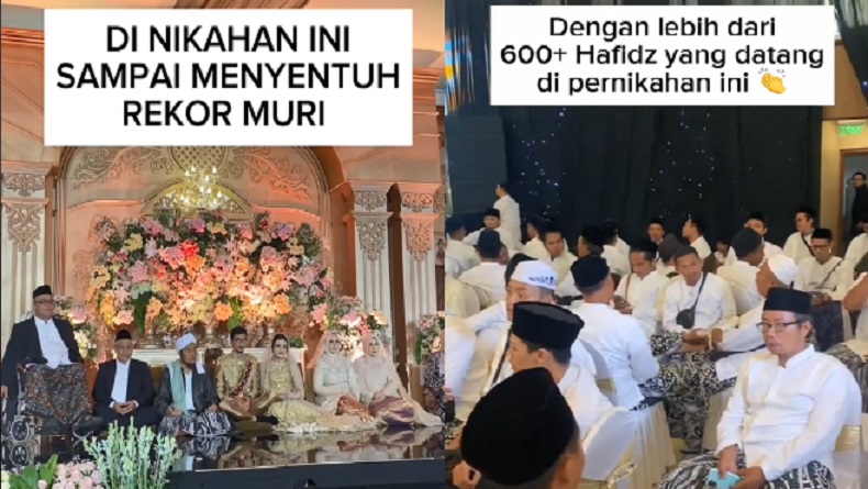 Viral Pernikahan Mewah di Jember, Hadirkan 600 Hafiz dan 7.000 Tamu sampai Raih Rekor MURI
