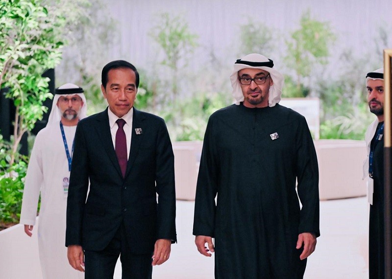 Jokowi Bertemu Presiden UEA, Bahas Kerja Sama di 4 Sektor Ini