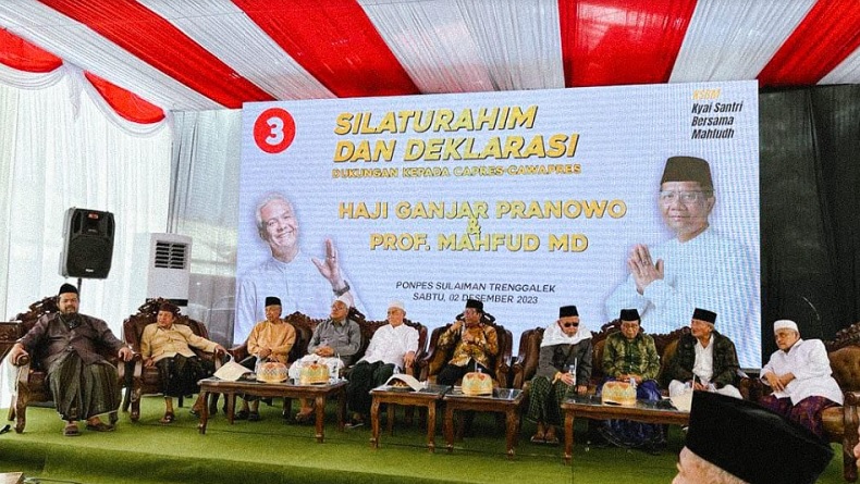 Pilpres 2024, Kiai dan Santri Mataraman Siap Kawal dan Menangkan Ganjar-Mahfud