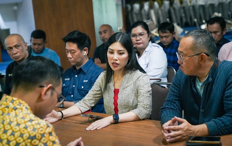 Tinjau Persiapan Perayaan Natal Nasional di Gereja Bethany, Ini Pesan Angela Tanoesoedibjo 