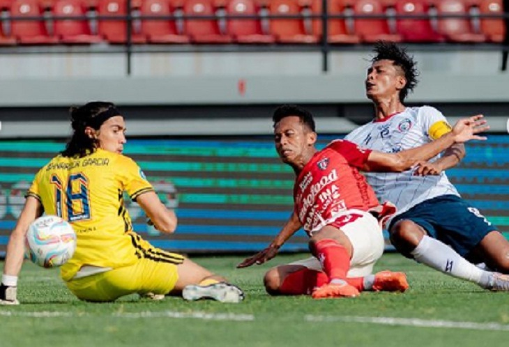 Hasil Liga 1: Bali United Menang Tipis Lawan 10 Pemain Arema FC