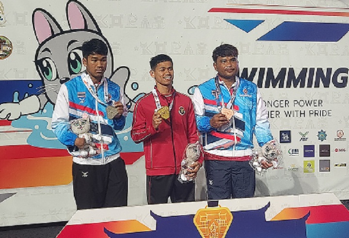Atlet Para Renang Jendi Pangabean Beri Indonesia Emas ke-5 di WAG 2023