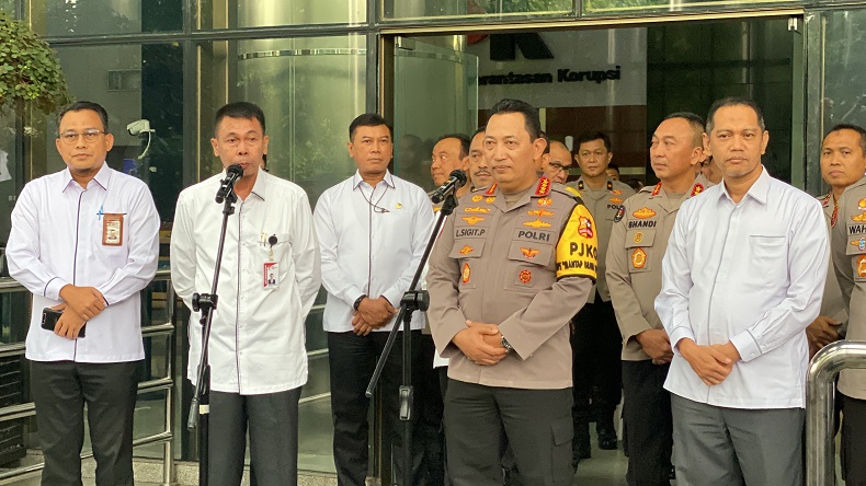 KPK-Polri Teken Kerja Sama Koordinasi dan Supervisi Pemberantasan Korupsi