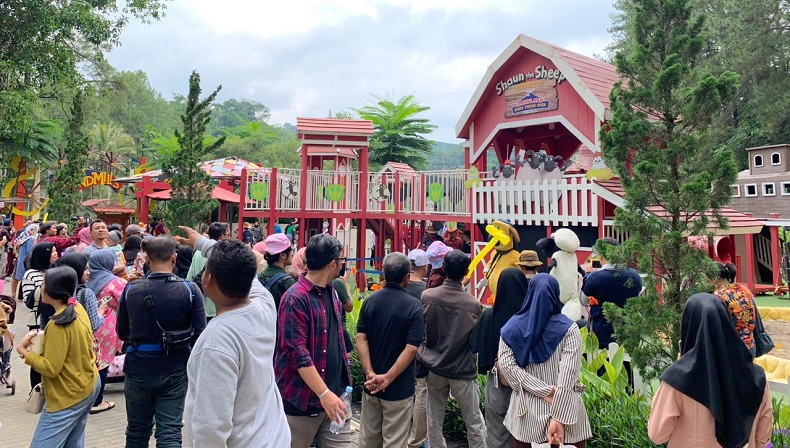 MNC Licensing Gelar Shaun the Sheep Journey to Dairyland Farm Theme Park Puncak