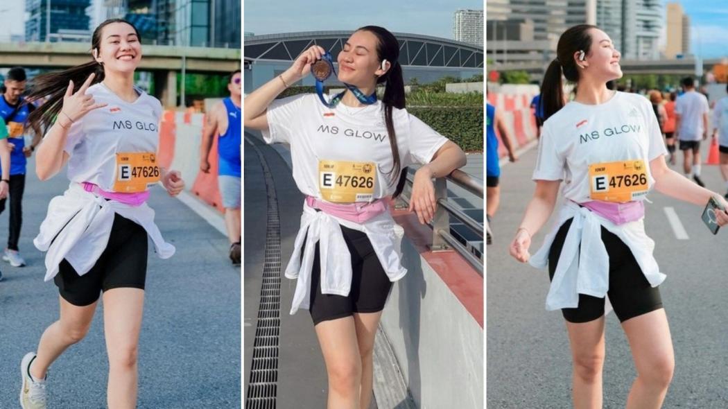  5 Potret Aaliyah Massaid Ikut Marathon, Kulit Beningnya Jadi Sorotan
