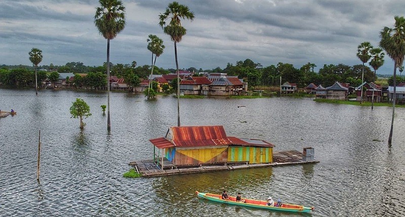 Unik, Danau Tempe di Sulawesi Selatan Sudah Ada sejak Zaman Purba seperti Ini Keindahannya