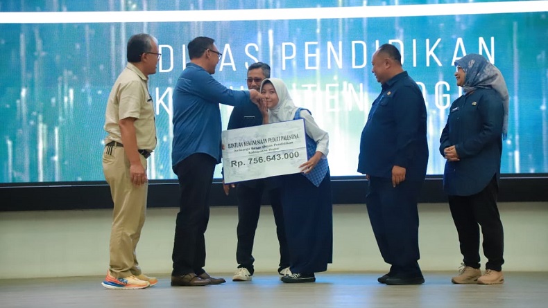 Ribuan Siswa SD-SMP di Kabupaten Bogor Dapat Bantuan Dana Pendidikan, Ini Besarannya