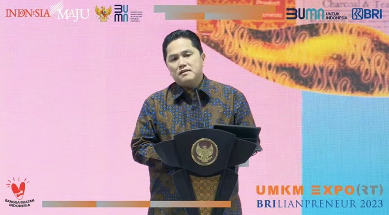Erick Thohir Dorong Himbara Tingkatkan Akses Pembiayaan ke Pelaku UMKM