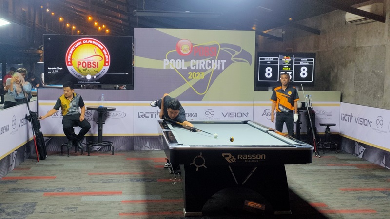 Edward Juara POBSI Pool Circuit Seri VI 2023 Makassar
