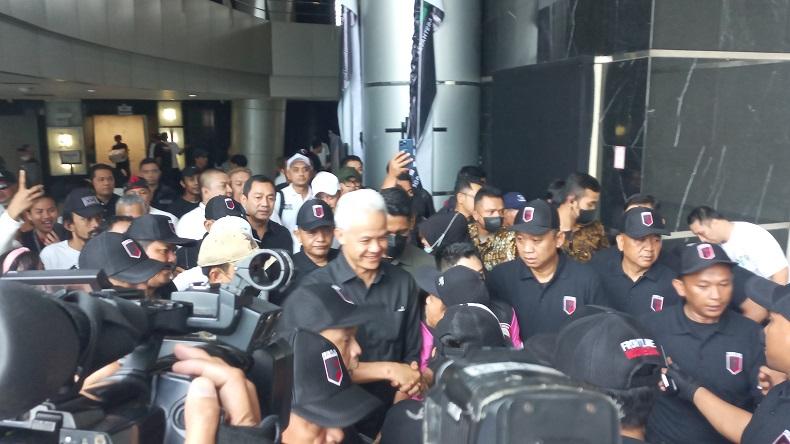 Ganjar Pranowo Hadiri Deklarasi Progresif, Disambut Meriah Peserta