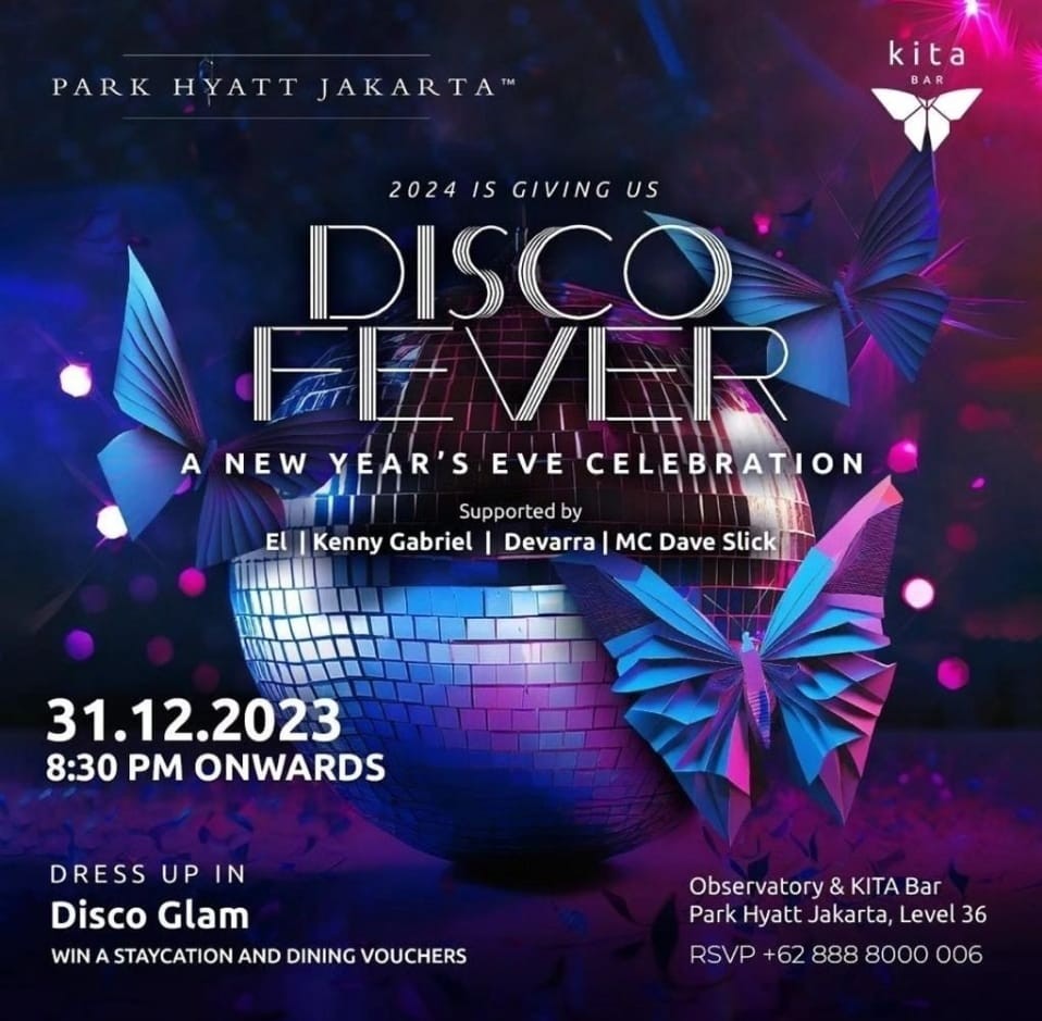 Rayakan Tahun Baru dengan Disco Fever di Park Hyatt