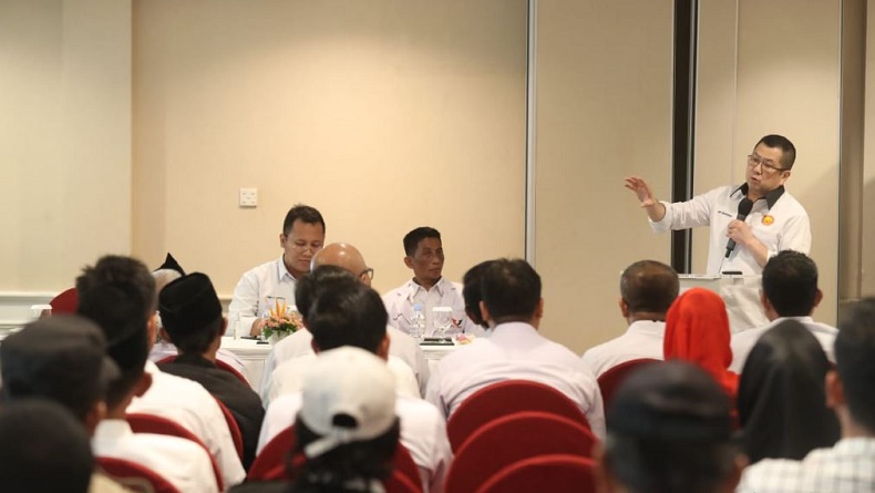 HT Beri Pembekalan ke Caleg di Bogor, Ingatkan Kader Partai Perindo Turun ke Masyarakat