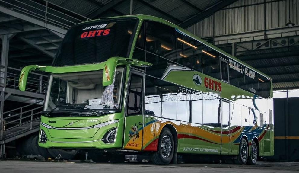 PO Gunung Harta Rilis Bus Baru, Double Decker Sasis Tronton Dibalut Bodi Jetbus 5