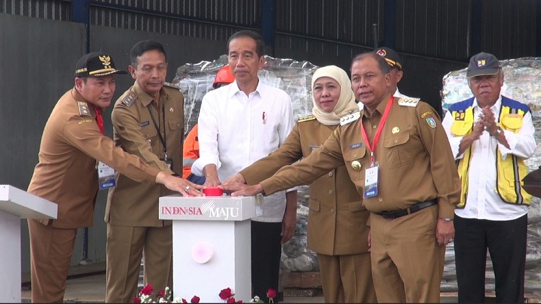 Presiden Jokowi Resmikan 3 TPA Modern di Jatim, Bisa Tampung  450 Ton Sampah per Hari 