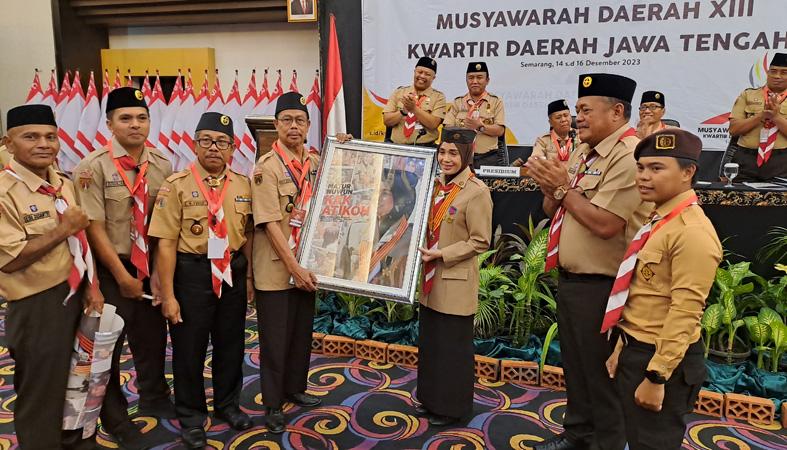 Purnatugas, Atikoh Ganjar Berharap Penggantinya di Kwarda Jateng Punya Visi Majukan Pramuka