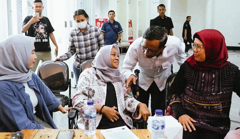 Mahfud MD Bertemu Organisasi Disabilitas, Tegaskan Komitmen Lindungi Kelompok Rentan