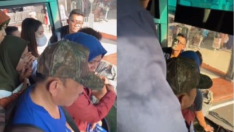 Viral Pria Marah-Marah ke Semua Penumpang Bus Bandara, Bawa Tas Isi Kembang 7 Rupa