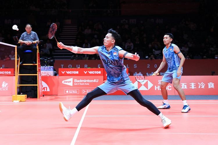 Hasil Indonesia Masters 2024: Perkasa! Fajar/Rian Libas Duet Taiwan 2 Game Langsung