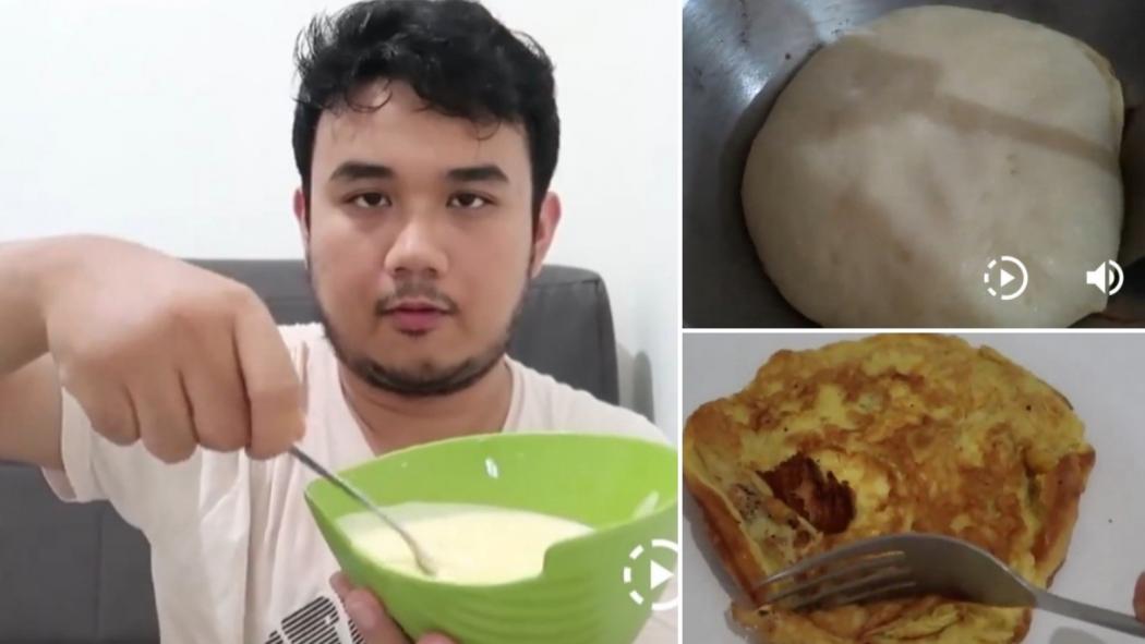 Viral Masak Telur Dadar yang Dikocok Selama 1 Jam, Begini Penampakannya