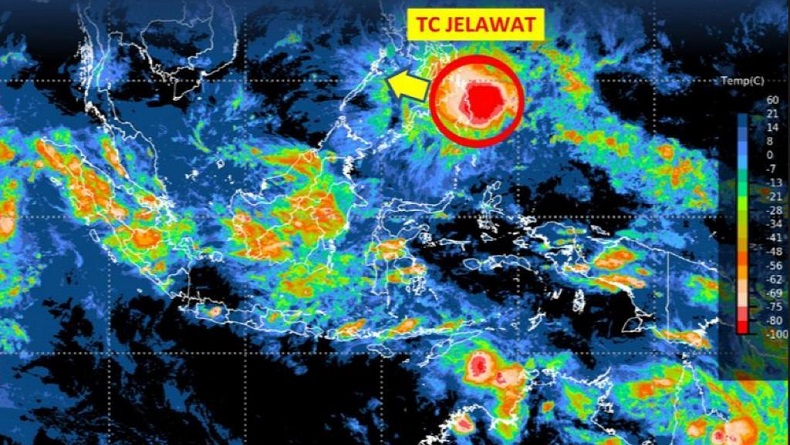 BMKG Deteksi Siklon Tropis Jelawat, Waspada Hujan hingga Gelombang Tinggi di Wilayah Ini