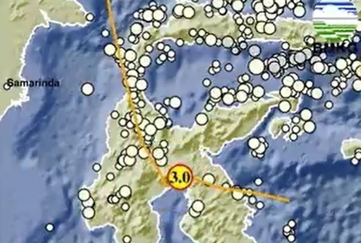 Gempa Terkini Magnitudo 3,0 Guncang Luwu Timur Sulsel