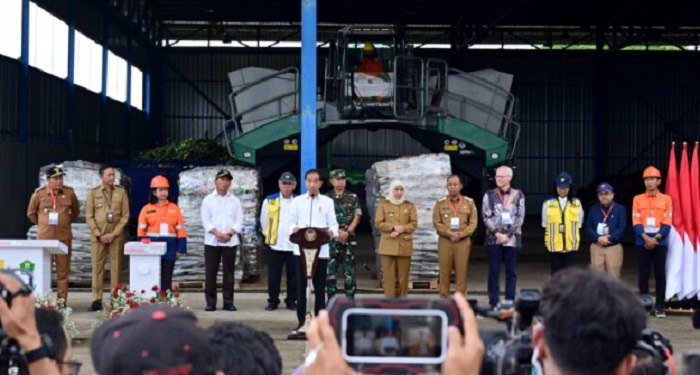 Resmikan Proyek TPA Modern di Jatim Garapan PTPP, Presiden Jokowi: Bisa Kurangi Pencemaran Lingkungan