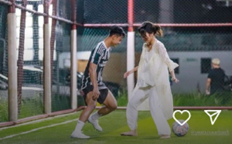 Pratama Arhan Ulang Tahun, Azizah Salsha Unggah Foto Pamer Skill Main Bola