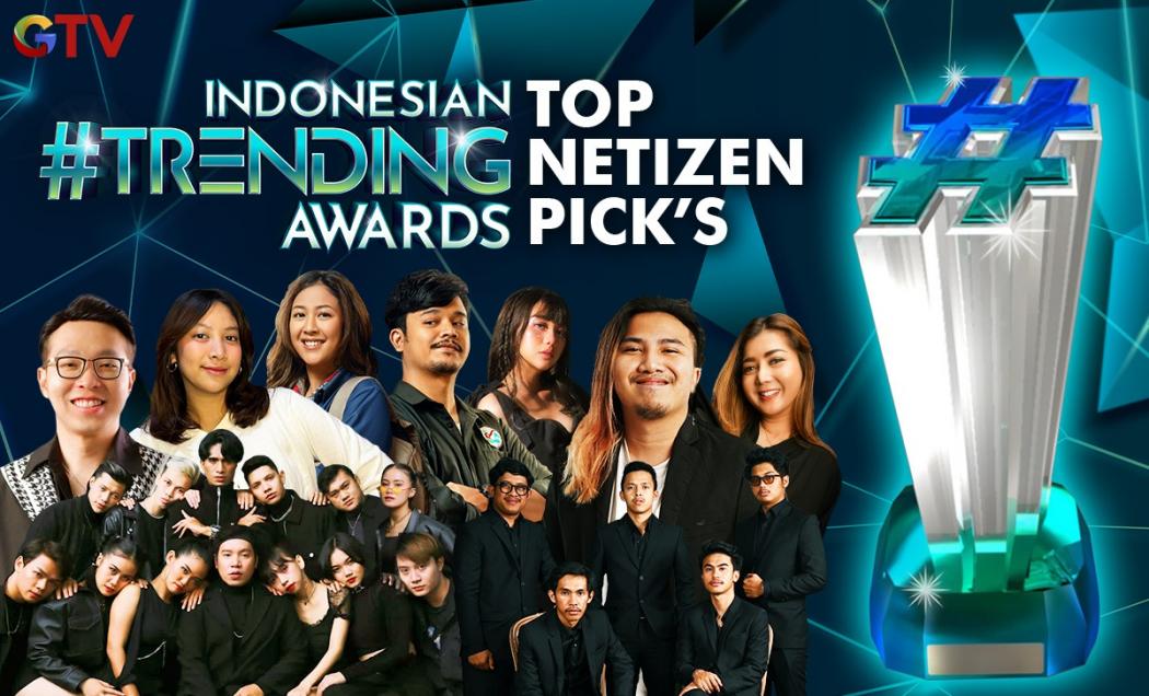 Super Trending, Sherina hingga Ambyar People Bawa Pulang Trofi Indonesian Trending Awards