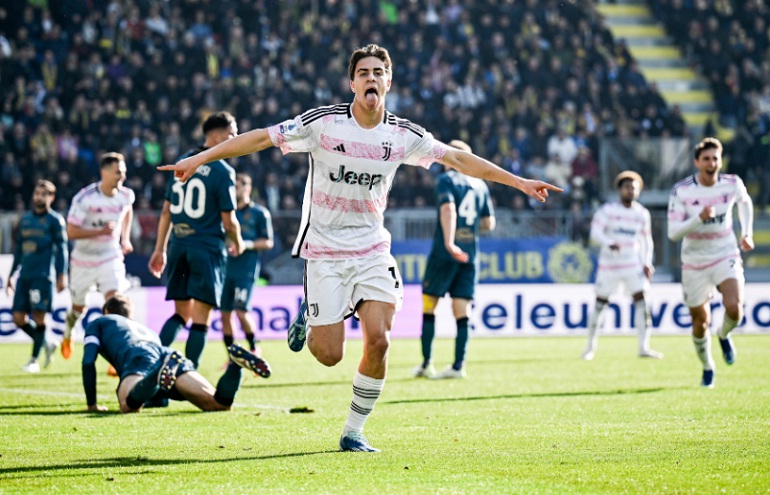 Juventus Taklukkan Frosinone, Pepet Inter Milan di Puncak Klasemen Liga Italia