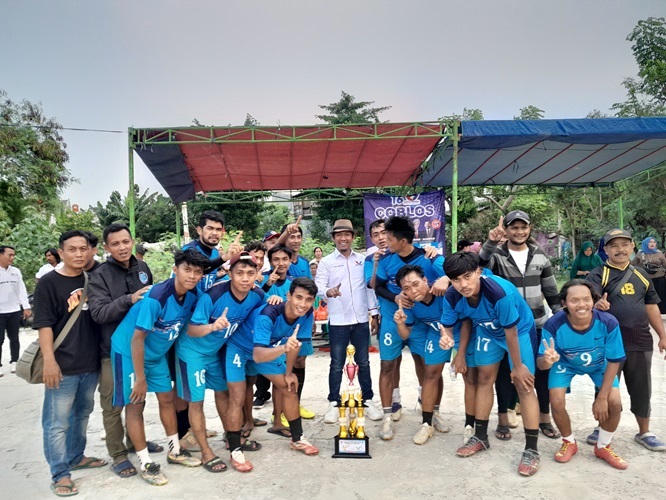 Caleg Perindo Dina Masyusin Bangun Kedekatan dengan Masyarakat Lewat Turnamen Sepak Bola