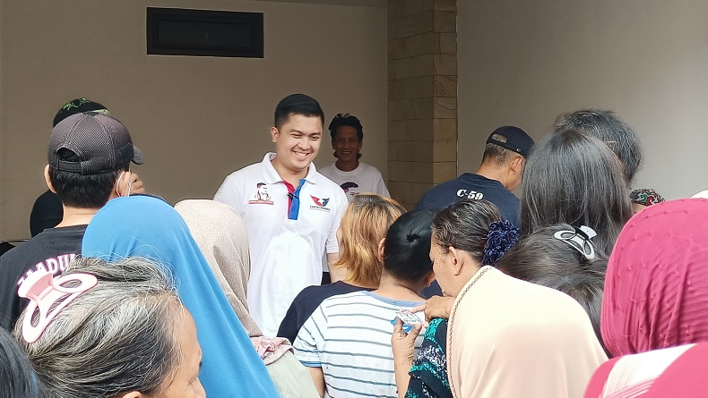 Visi Misi Caleg Perindo Diska Resha Sentuh Hati Warga Kebon Baru Jaksel