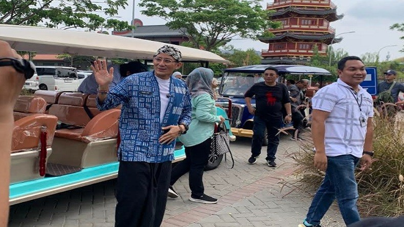 Jadi Salah Satu Destinasi Wisata Andalan, Kawasan PIK 2 Ditinjau Sandiaga Uno