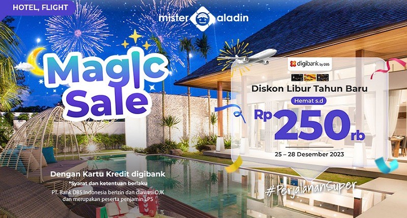 Manfaatkan Promo Akhir Tahun dari Mister Aladin!