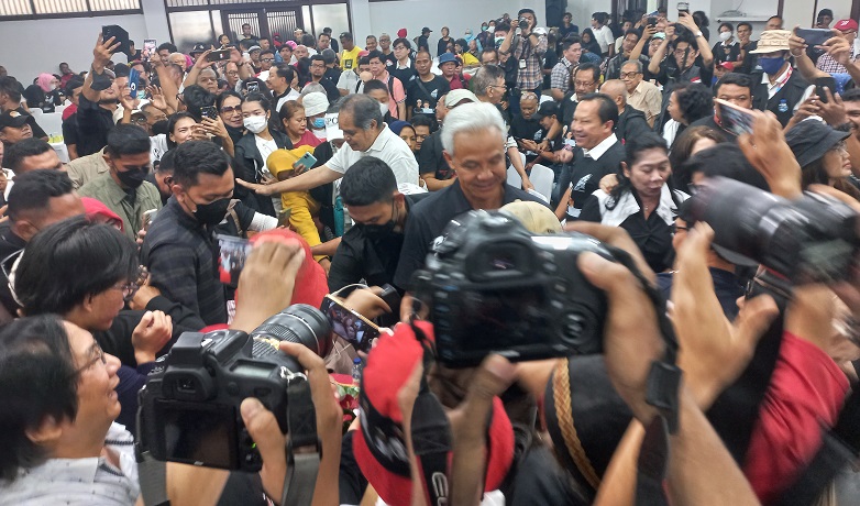 Deklarasi Dukungan GMNI, Pekik Ganjar Presiden Menggema