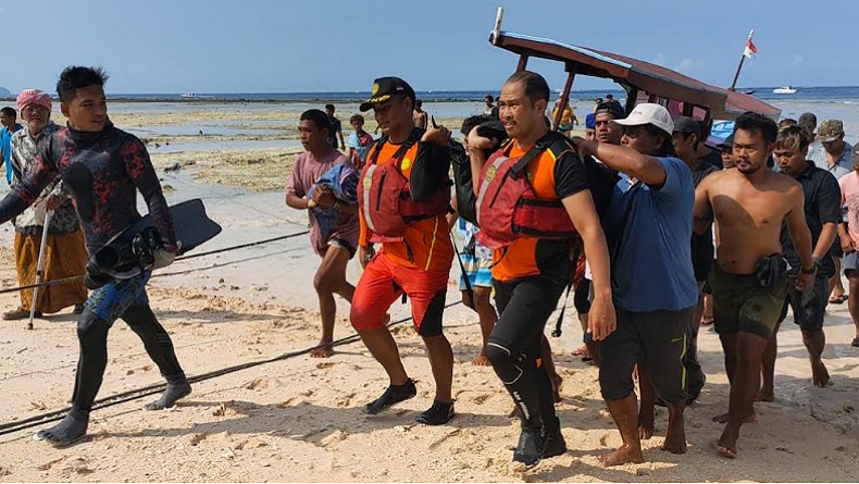 Perahu Angkut WNA di Gili Meno Tabrakan, Juru Mudi Kapal Tewas