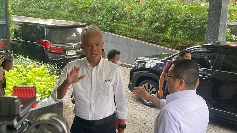 Hadiri Rapat TPN, Ganjar: Selamat Tahun Baru