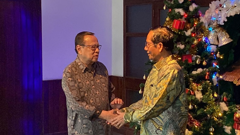 Mahfud MD Bertemu Uskup Agung Jakarta, Bahas Kelancaran Perayaan Natal dan Tahun Baru