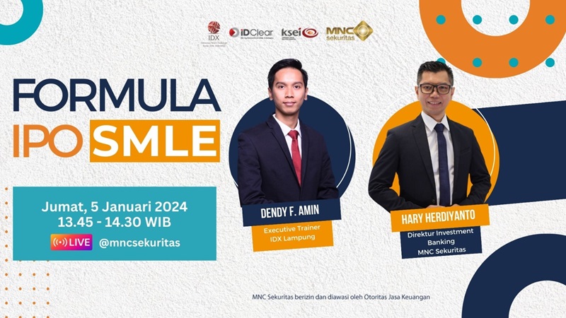 Siap Melantai di Bursa Efek, Simak Formula IPO SMLE di IG Live MNC Sekuritas